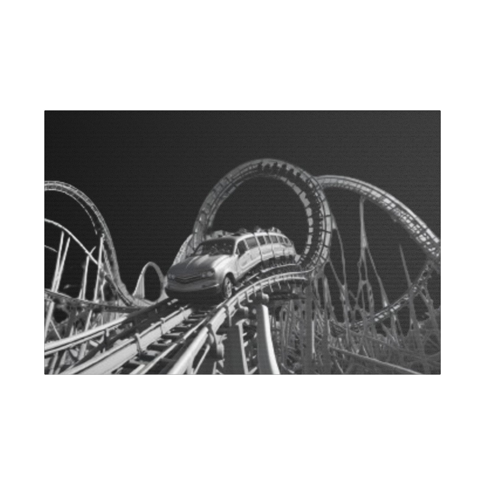 Fairground Fun Satin Canvas, Stretched - Image 13