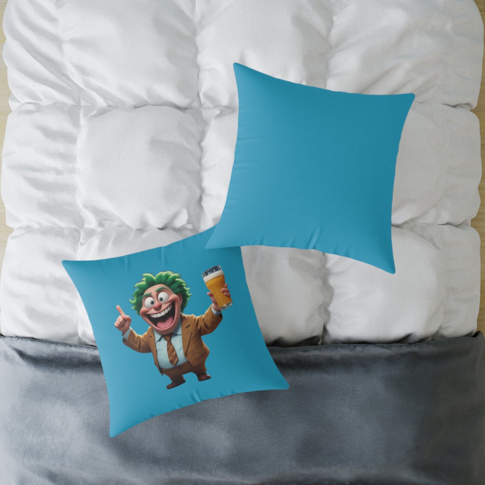 Best Dad Square Poly Canvas Pillow - Image 16