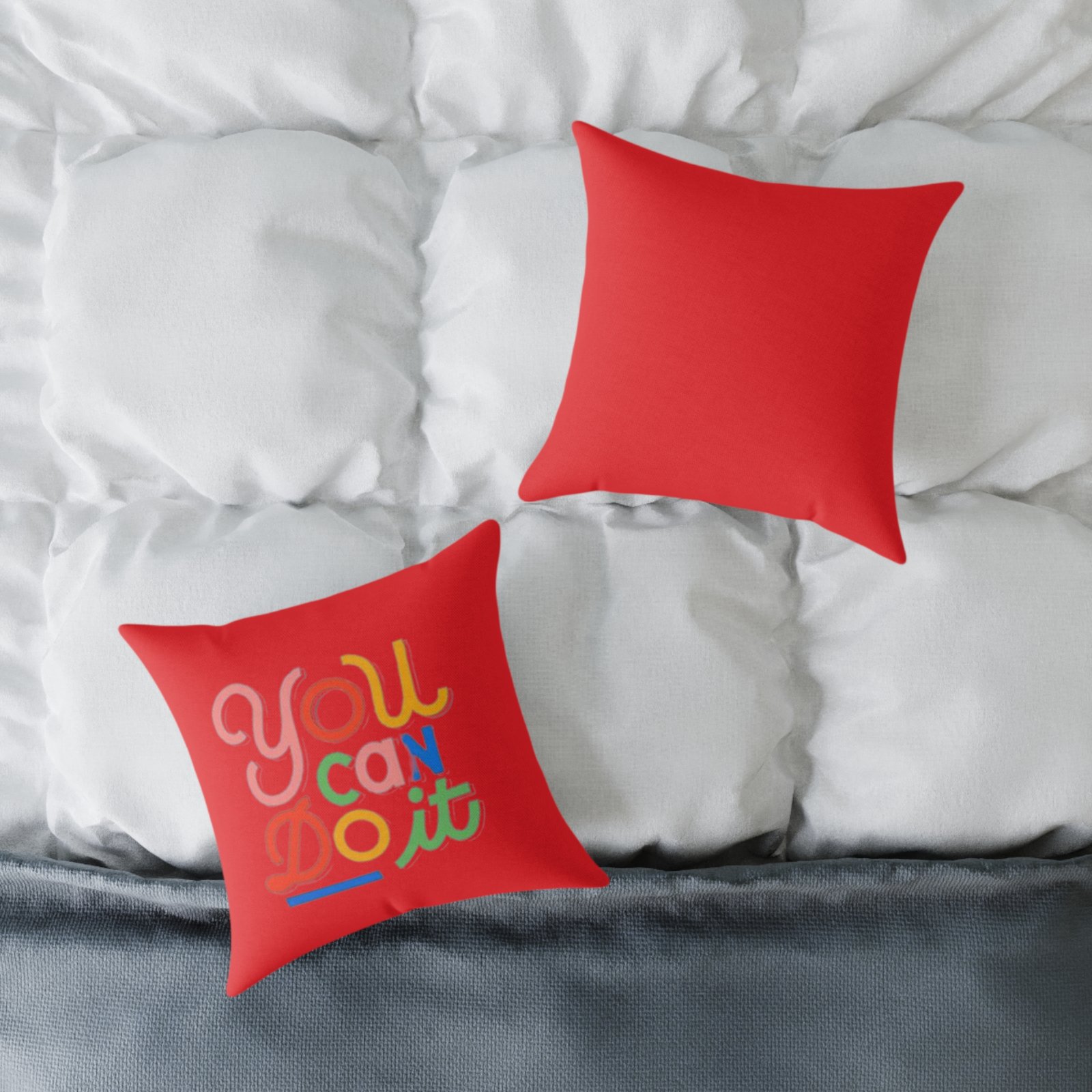 Positivity Self Help Square Poly Canvas Pillow - Image 4