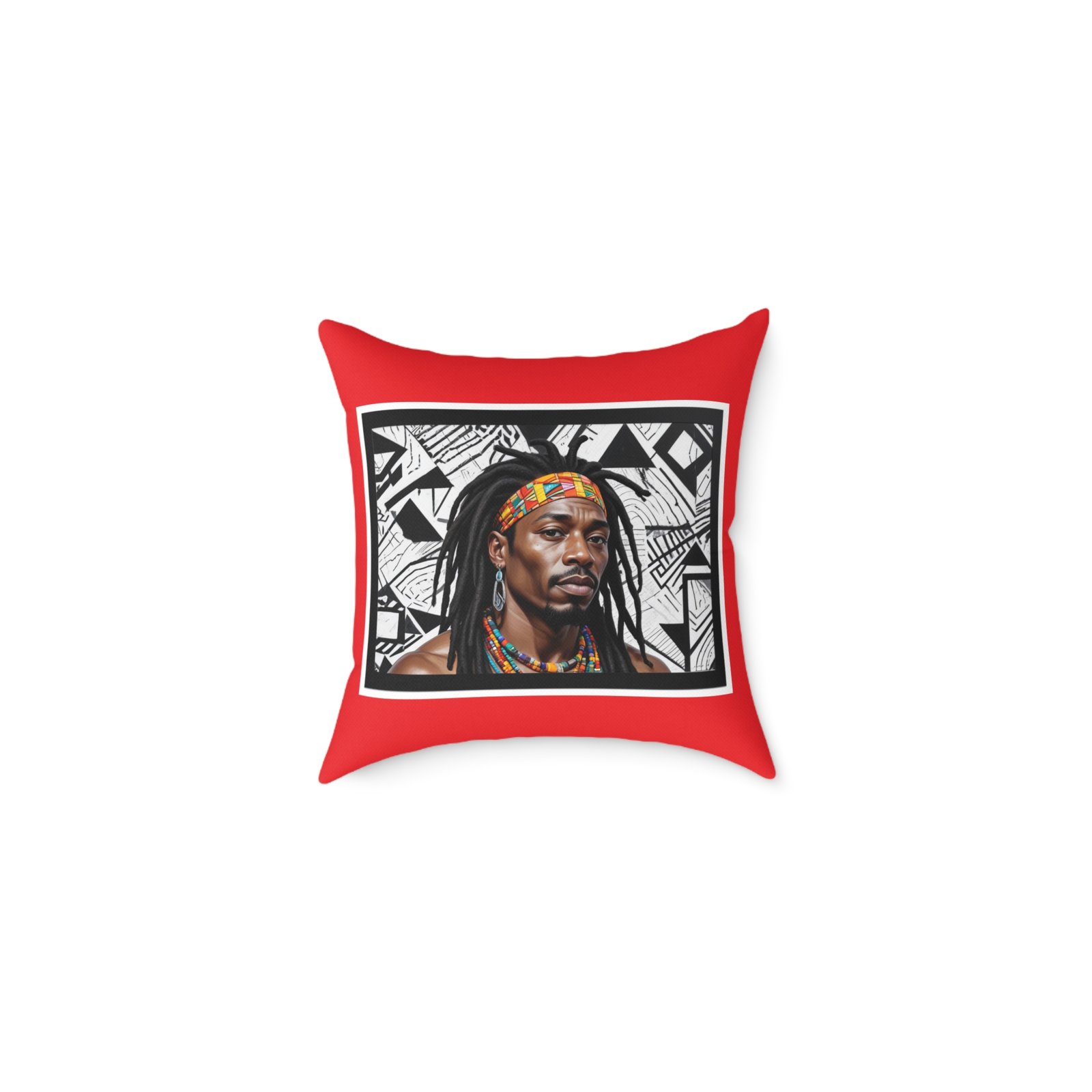 Rastafarian Square Poly Canvas Pillow