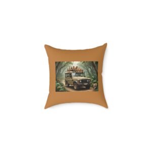 Safari Square Poly Canvas Pillow