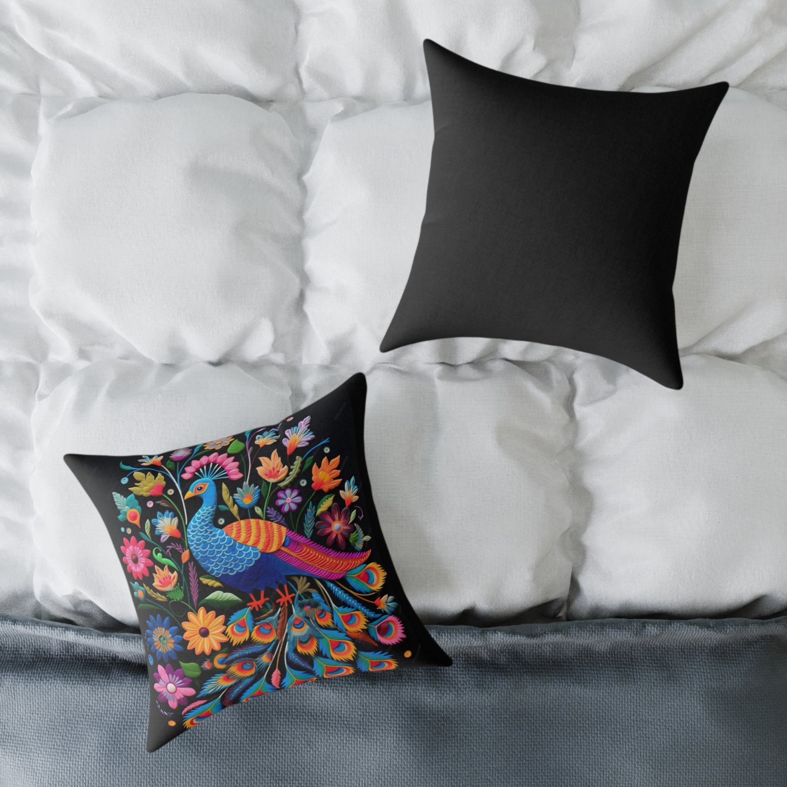 Mexico Square Poly Canvas Pillow - Image 8