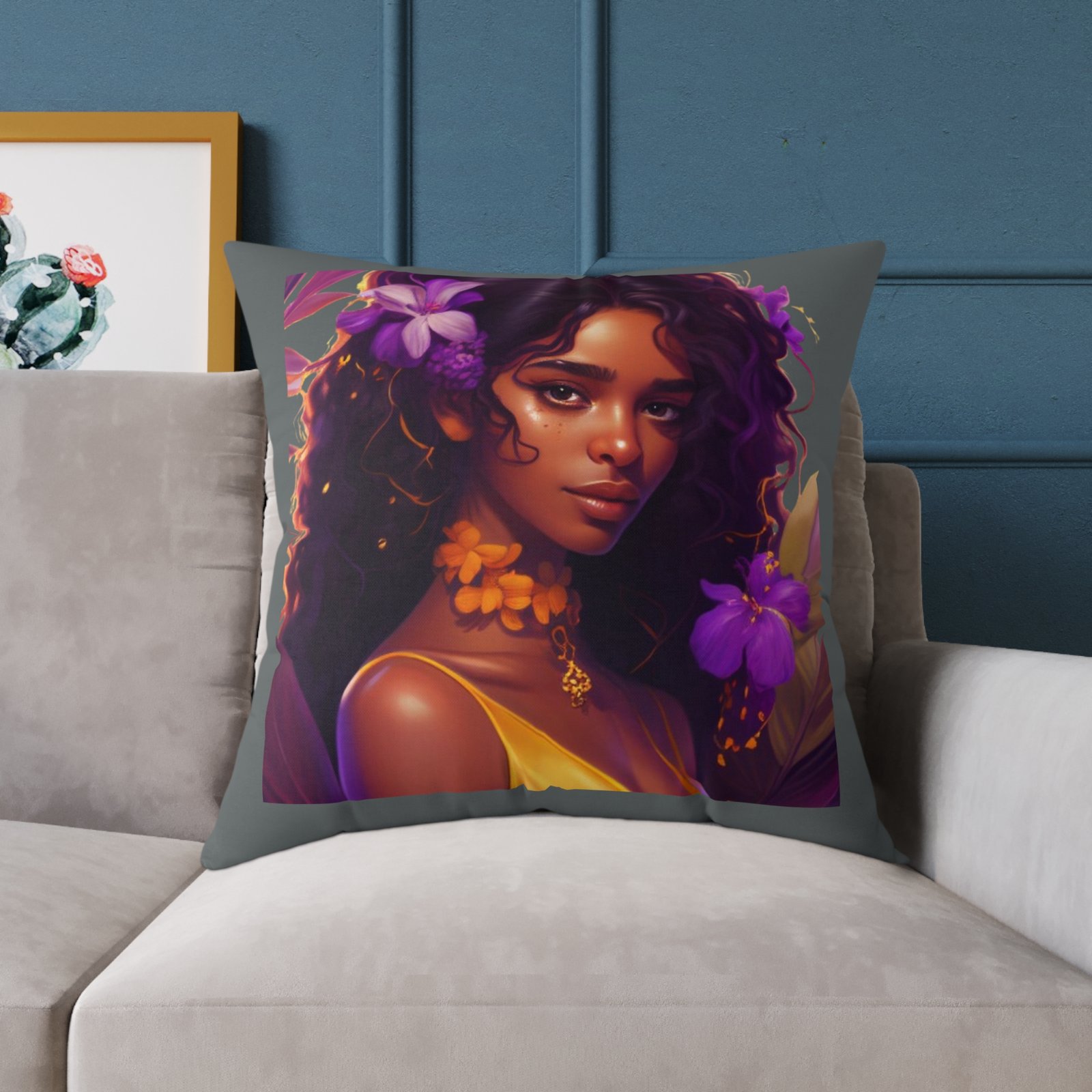 Charming Square Poly Canvas Pillow - Image 19