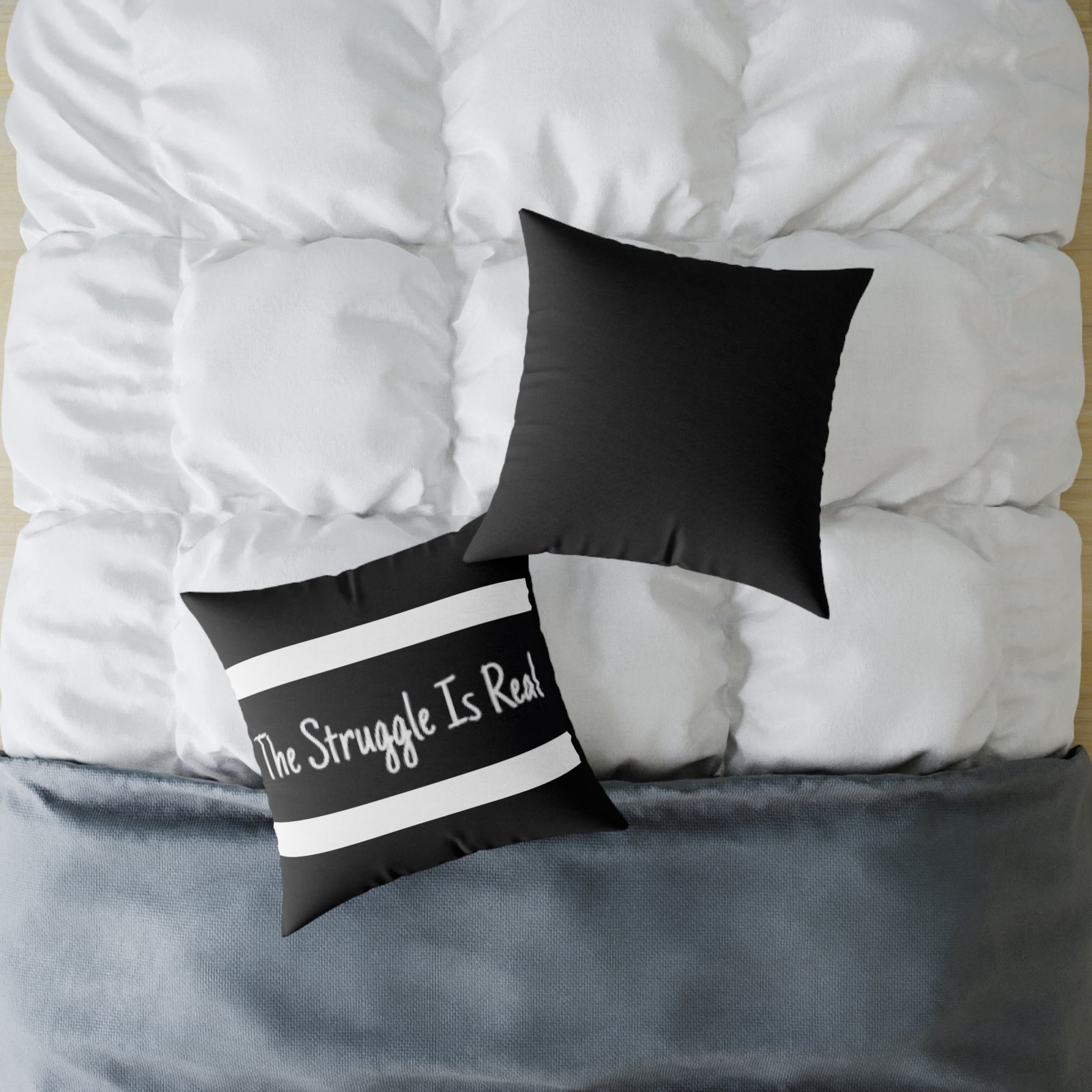 Struggle is Real Poly Canvas Pillow - Image 12