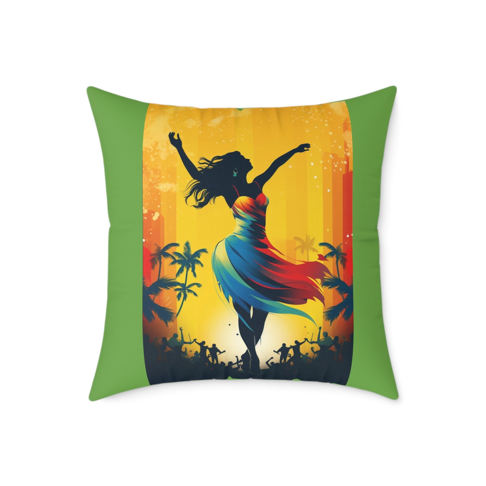 Dancing Queen Cushion Square Poly Canvas Pillow - Image 13