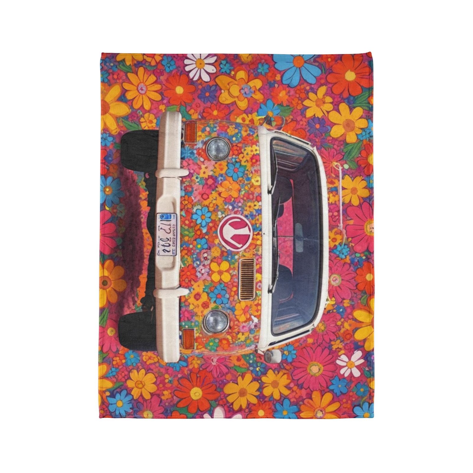 Flower Power Patterns Soft Polyester Blanket - Image 10