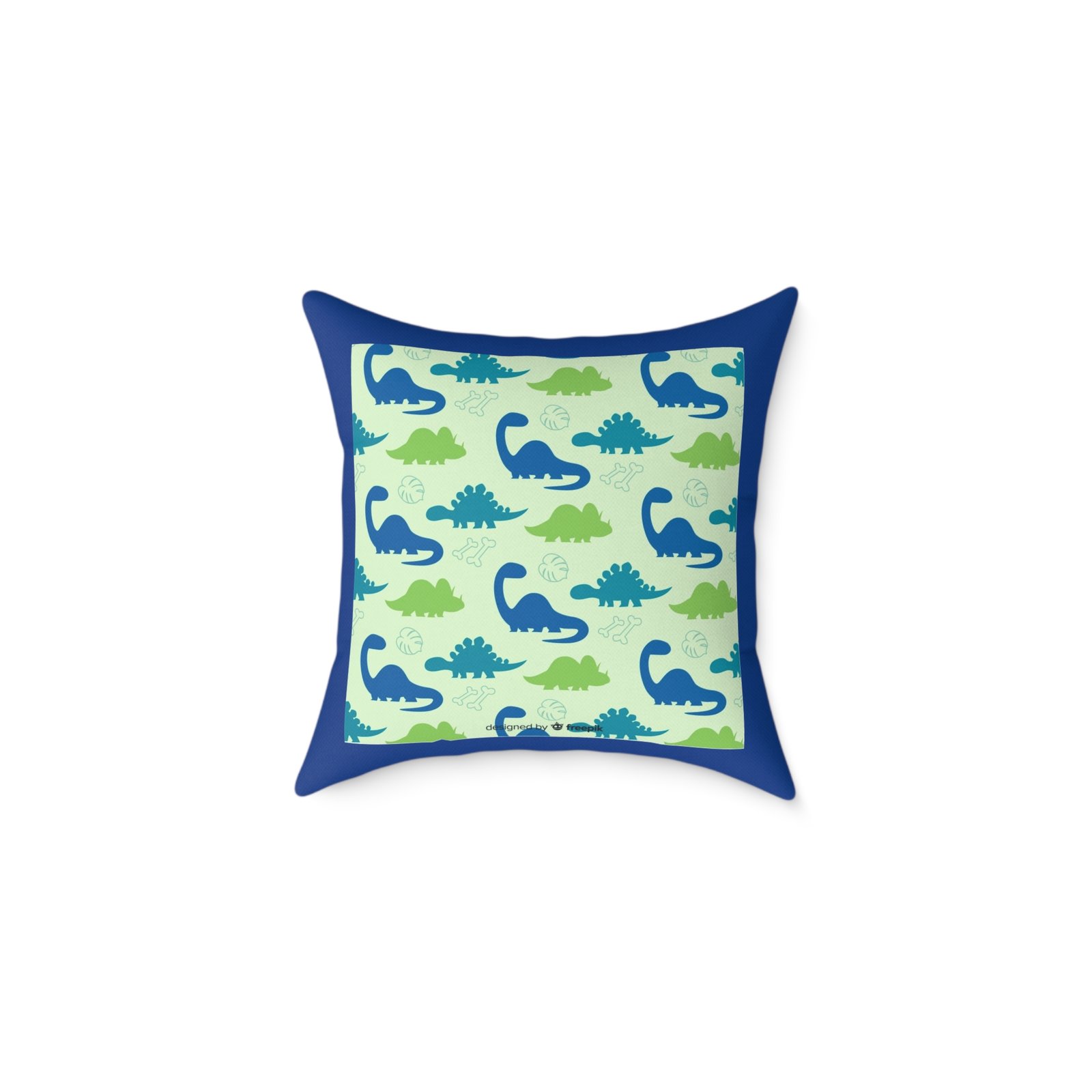 Dinassaur Square Poly Canvas Pillow - Image 5