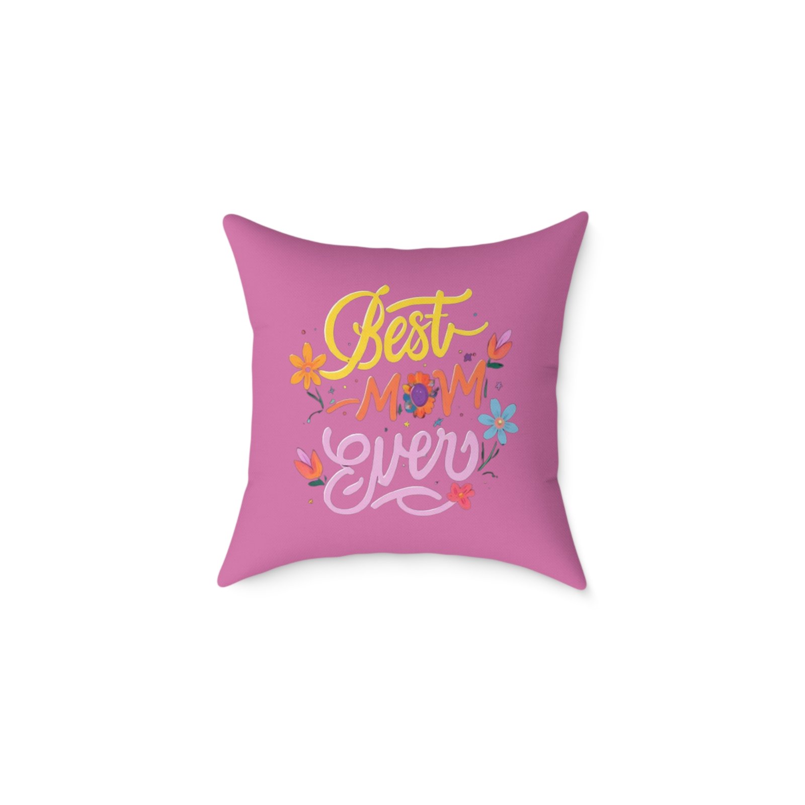Best Mum Square Poly Canvas Pillow - Image 5