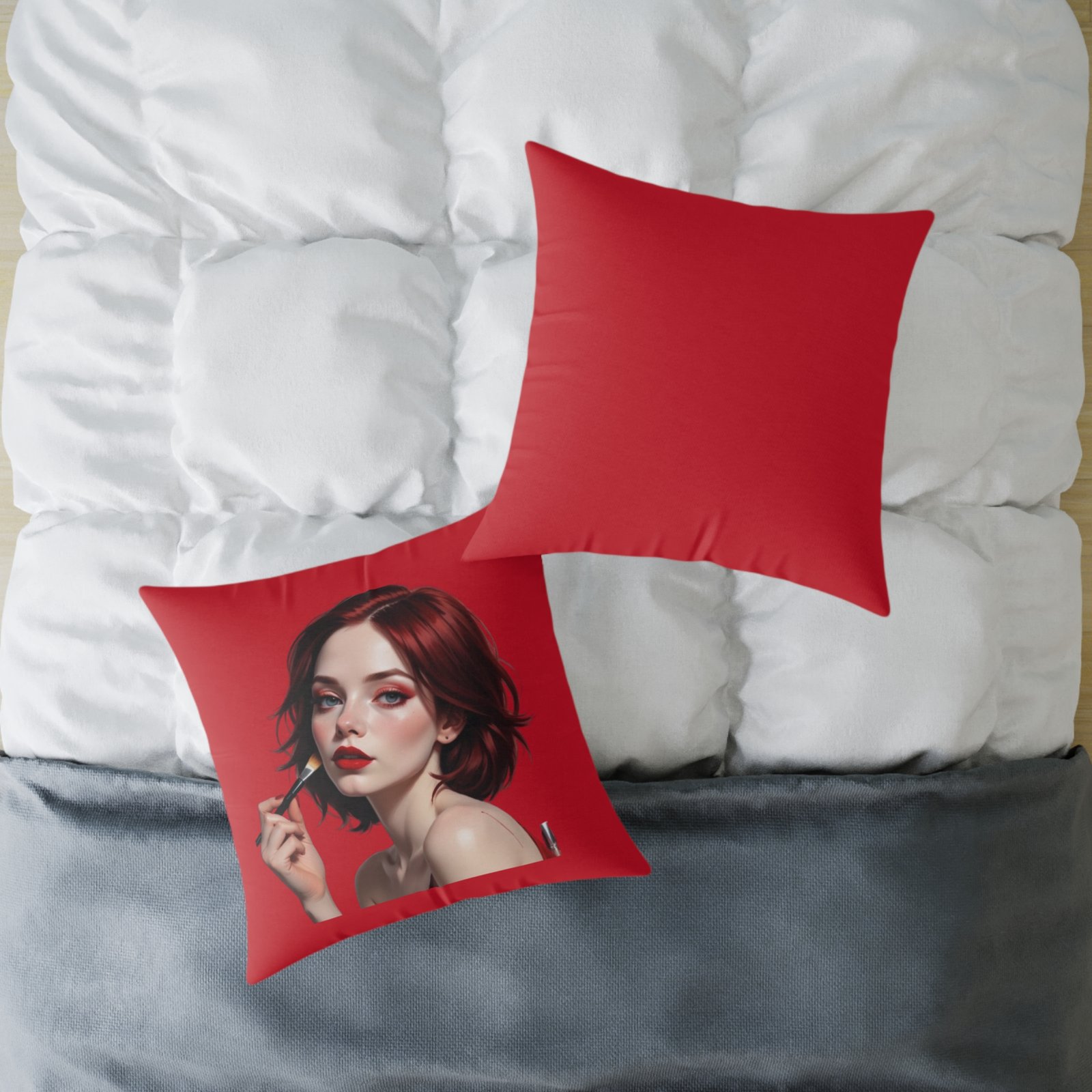 Oh Really Square Poly Canvas Pillow - Image 16
