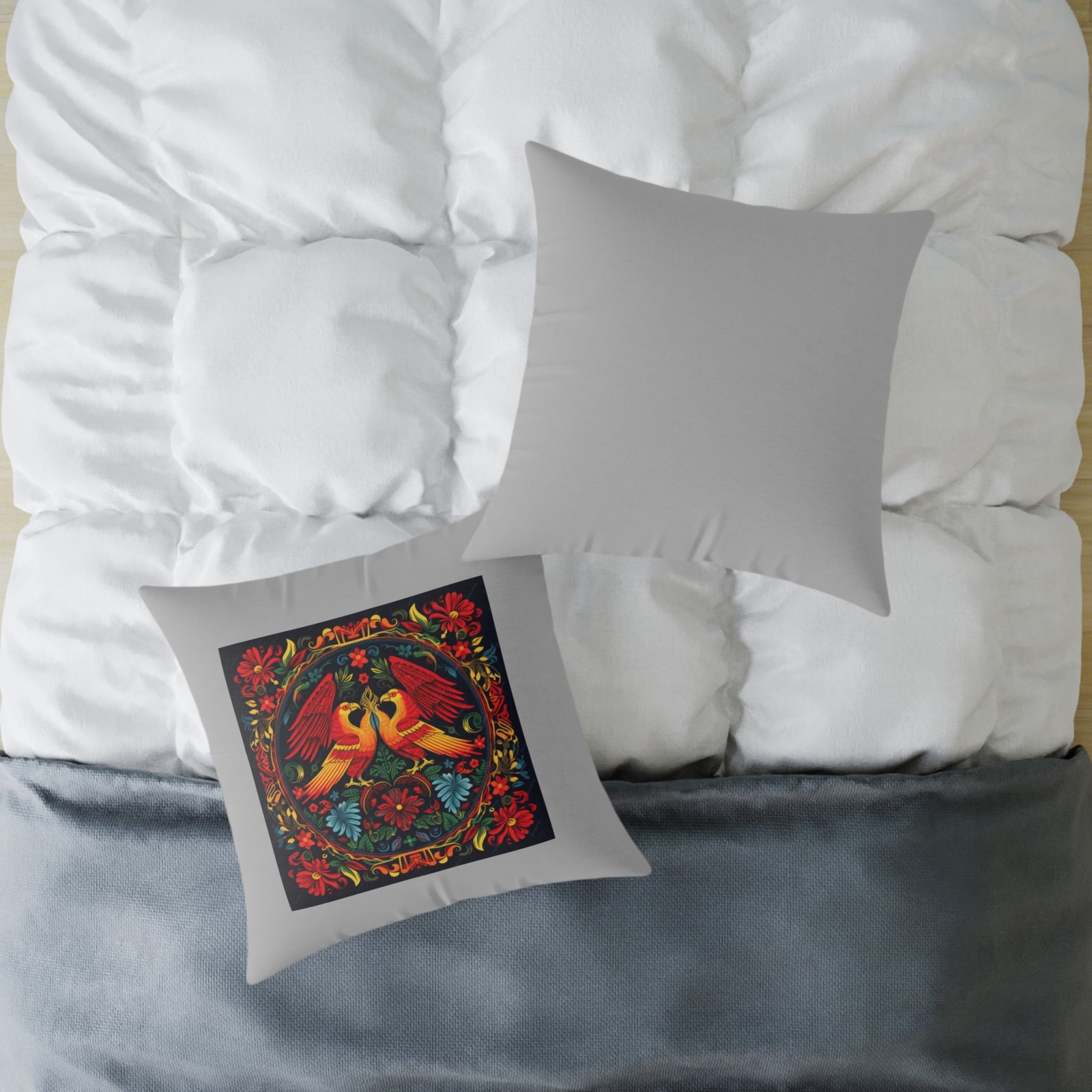 Mexico Square Poly Canvas Pillow - Image 16