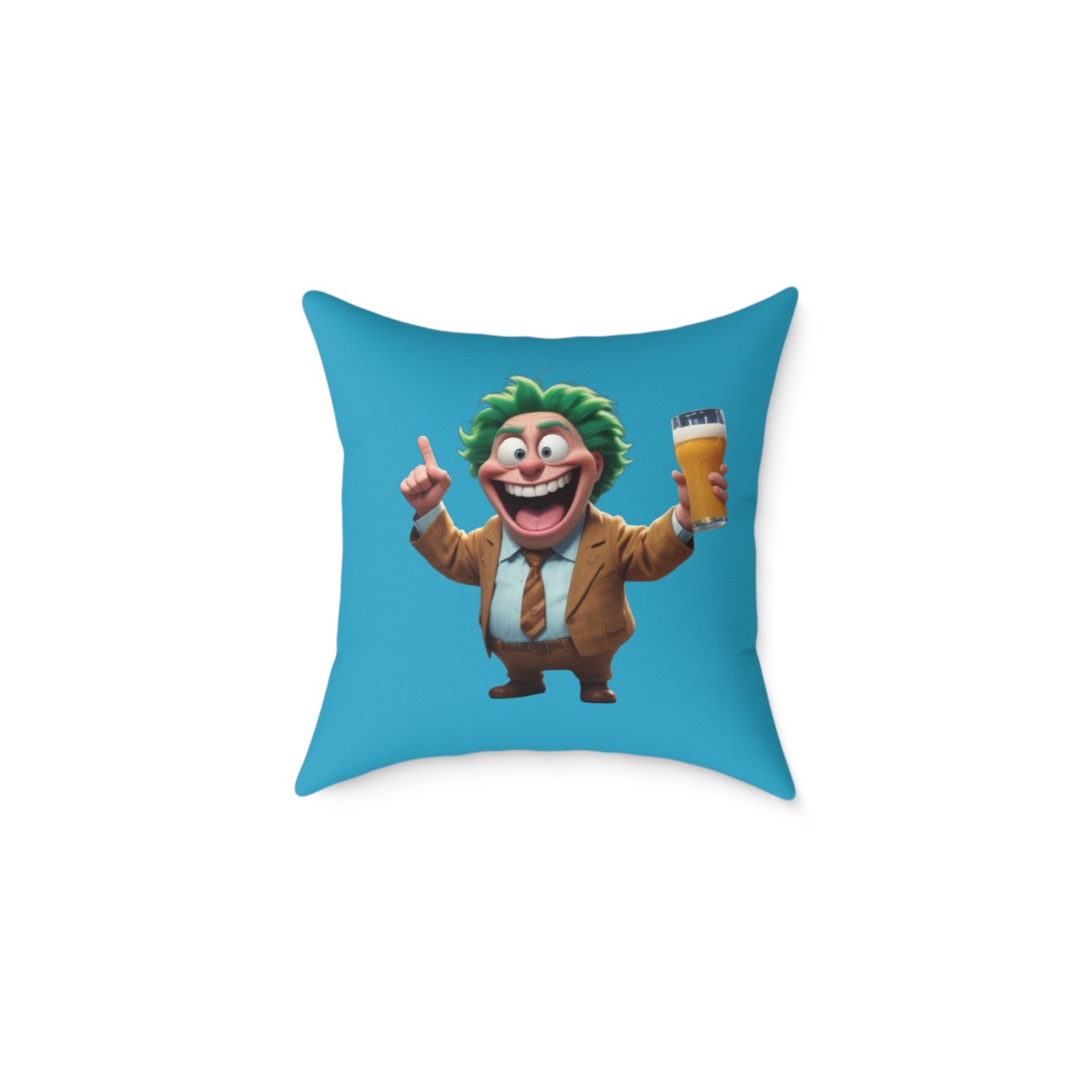 Best Dad Square Poly Canvas Pillow - Image 5
