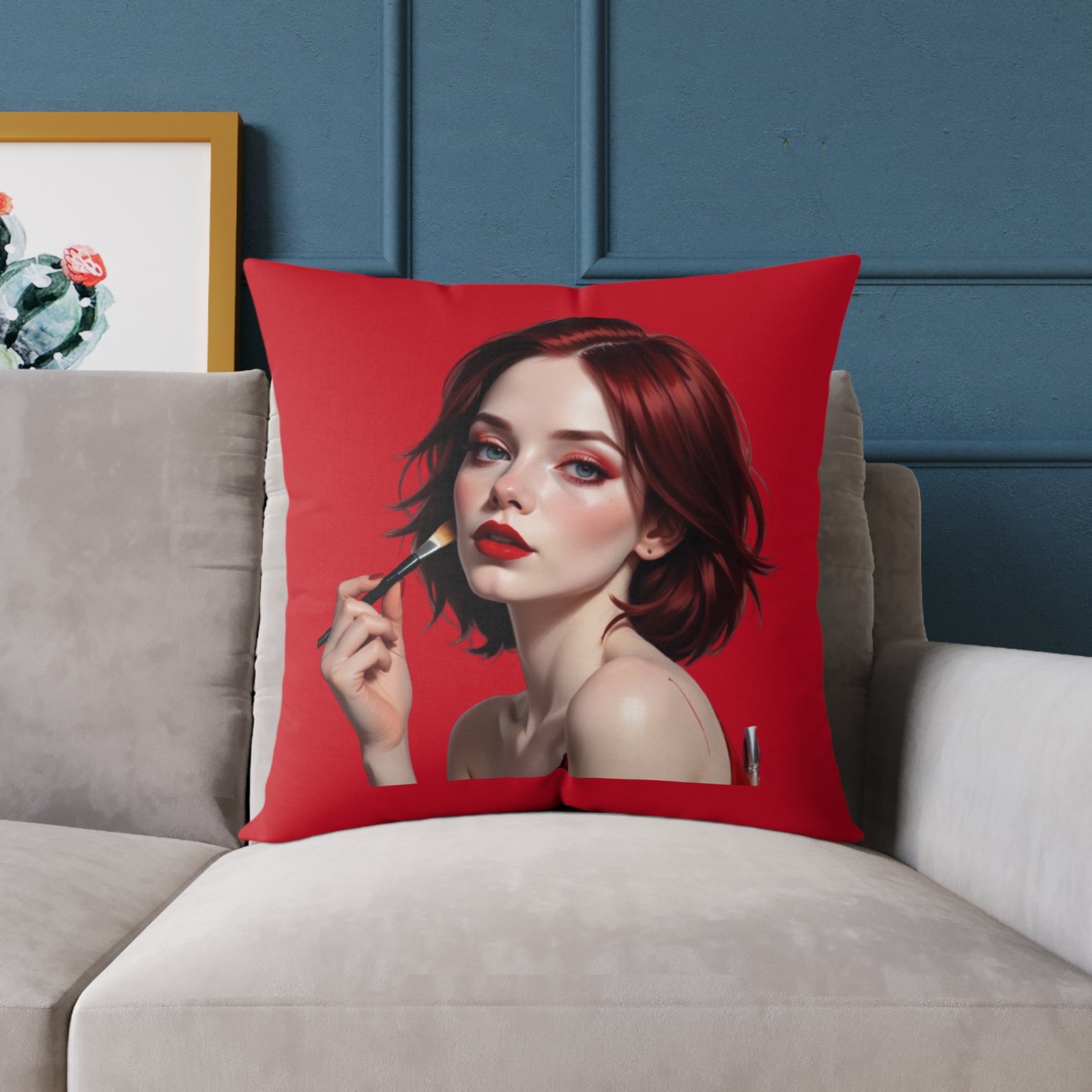 Oh Really Square Poly Canvas Pillow - Image 15