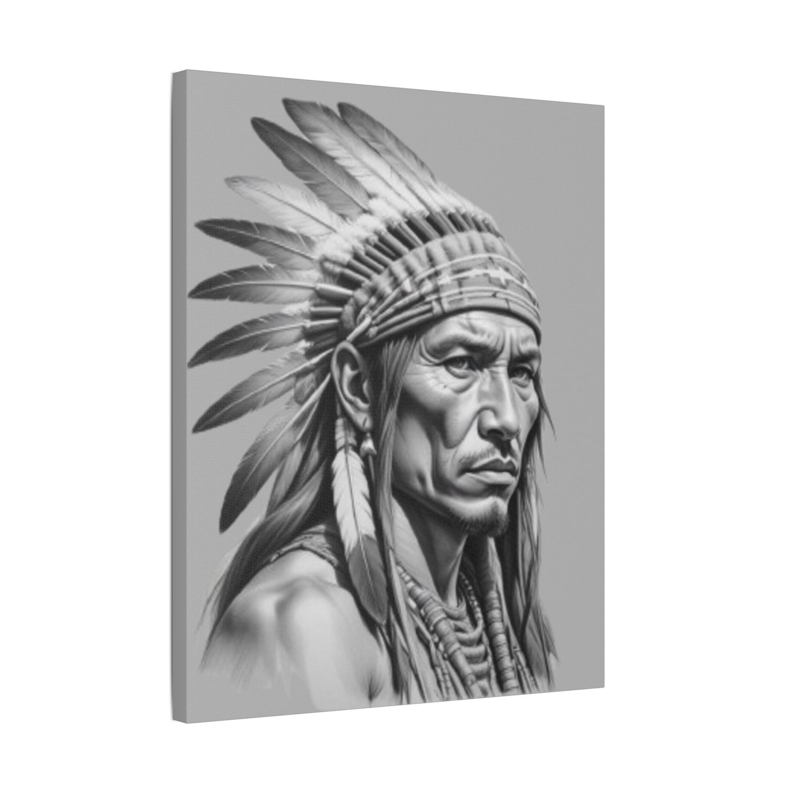 Apache Satin Canvas, Stretched - Image 14