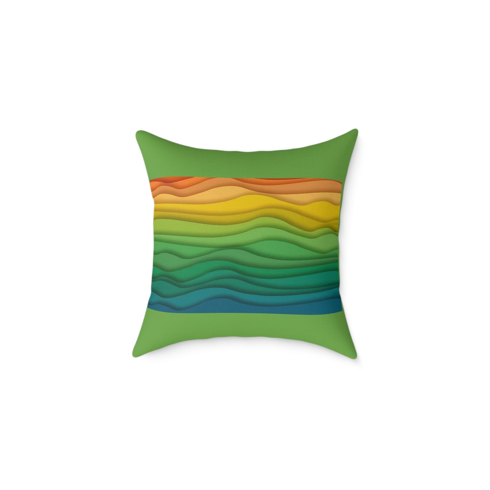 Colours Poly Canvas Pillow - Image 5