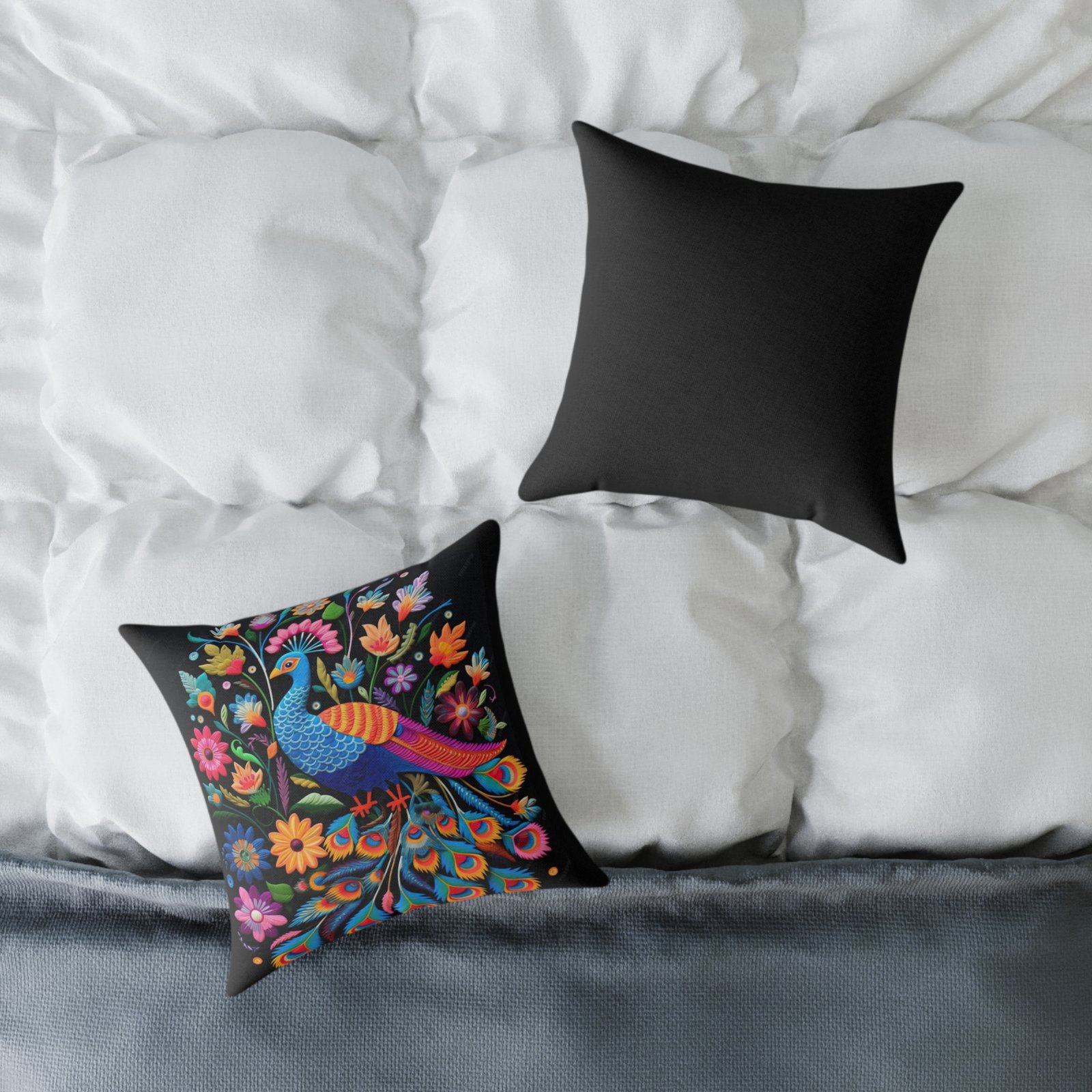 Mexico Square Poly Canvas Pillow - Image 4