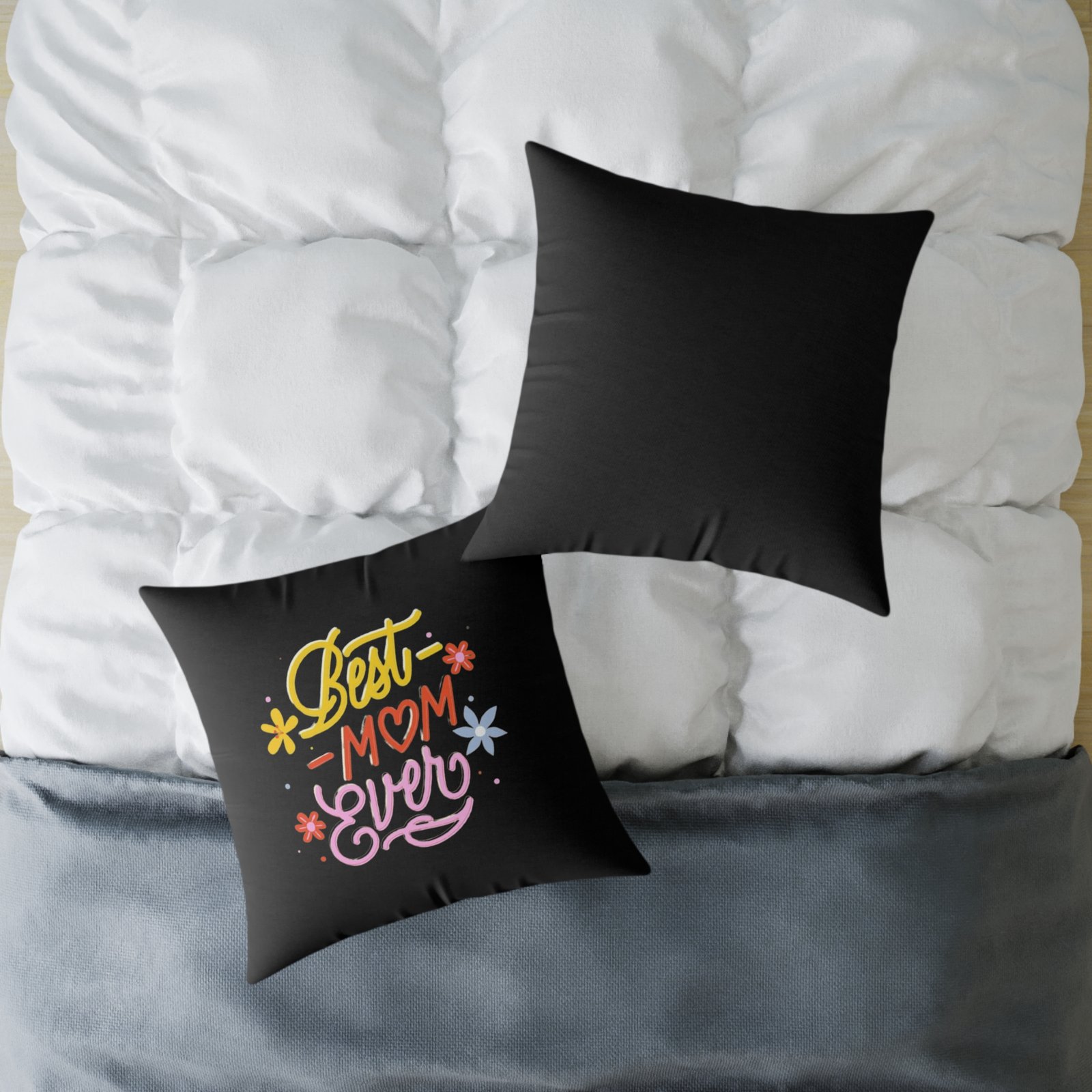 Best Mum Square Poly Canvas Pillow - Image 16