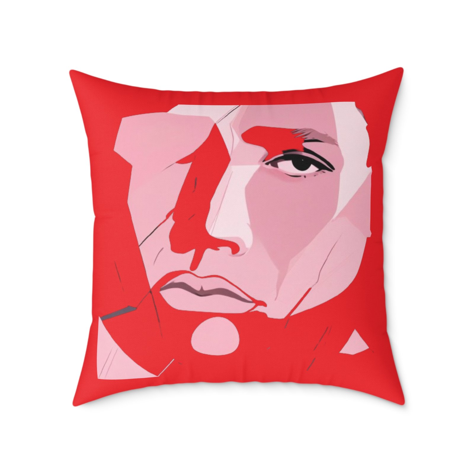 Abstract Square Poly Canvas Pillow - Image 17